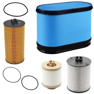 OEM Ford 6.4 Powerstroke Air, Fuel, & Oil Filter Kit | FL-2016, FD-4617, FA-1886