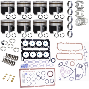 NEW 93-94 Ford 7.3 IDI Turbo Engine Overhaul Kit | Pistons + Bearings + Gaskets