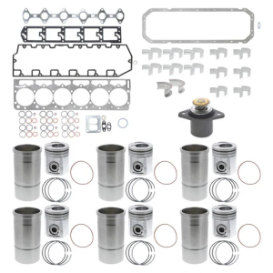 NEW 00-03 International DT466E Overhaul Kit | Pistons + Liners + Bearings + Gaskets | 2000-2003 International DT466E