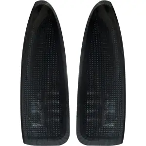 Recon Ford Side Mirror Smoked Lens w/ White/Amber LEDs | 264120WHBK 