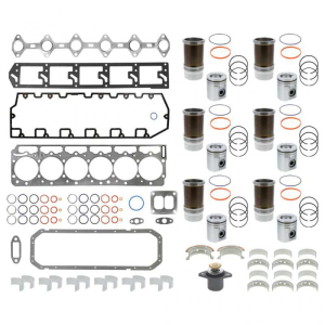 NEW 93-97 International DT466E & DT530E HEUI Overhaul Kit | Pistons + Liners + Bearings + Gaskets | 1993-1997 International DT466E / DT530E