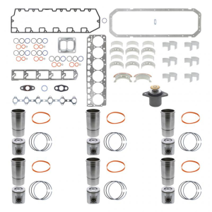 NEW 00-03 International DT466E & DT530E Overhaul Kit | Pistons + Liners + Bearings + Gaskets | 2000-2003 International DT466E / DT530E
