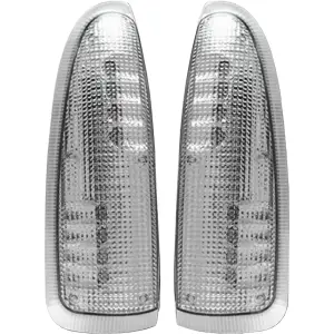 Recon Ford Side Mirror Light Clear Lens w/ White LEDs | 264120WHCL 