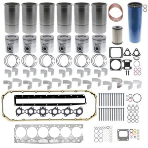 NEW International DT466E & DT570 Overhaul Kit | Pistons + Liners + Bearings + Gaskets | 2004+ International DT466E / DT570