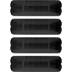 Recon Dodge Dually Fender Lights Amber LED's Smoked Lens Black Housing | 264130BK 