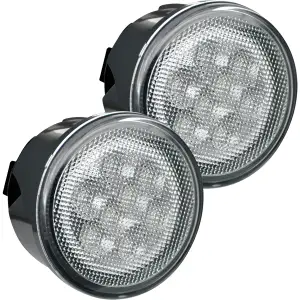 Recon Front Turn Signal Amber LED Clear Lens | 264134CL 