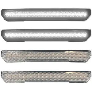 Recon GM Fender Lenses (w/ White or Amber LEDs & Smoked or Clear Lens) | 264230CL, 264230BK, 264230WHCL, 264230WHBK 