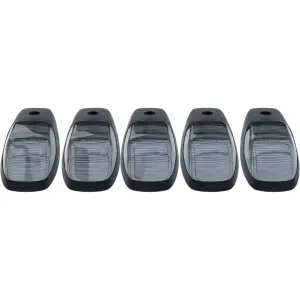 Recon LED Cab Roof Light Set w/ Amber LED & Multiple Lens Options (5-Piece Set) | 264345
