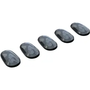 Recon Cab Roof Lights Amber LED's w/ Lens Options (5-Piece Set) | 264146 