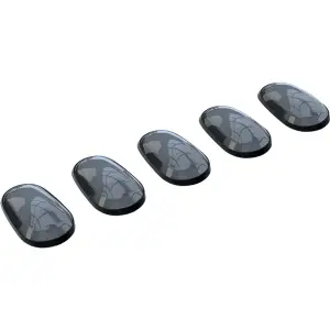 Recon Cab Roof Lights White LED's w/ Lens Options (5-Piece Set)  | 264146