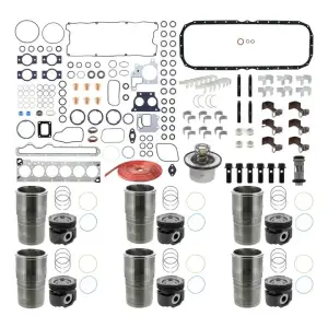 New Cummins ISX Overhaul Kit | Pistons + Liners + Bearings + Gaskets | Cummins ISX