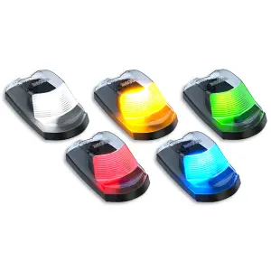 Recon Multi-Colored LED Cab Roof Lights (5-Piece Set) | 264342CLRGB, 264342BKRGB 