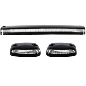 Recon Cab Roof Light LED Set (w/ Clear LEDs & Amber Lens) | 264156CL 