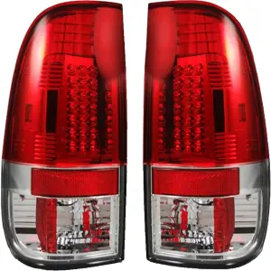 Recon Tail Lights w/ Red LED Smoked Lens | 264172RD 