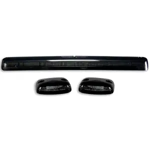 Recon Cab Roof Lights w/ Strobe LEDs & Multiple Options (3-Piece Set, Complete Wiring Included) | 264156 