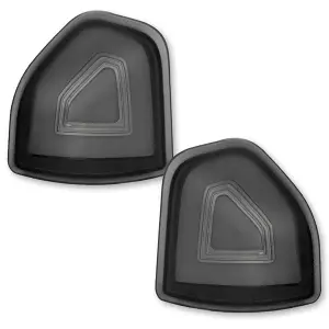 Recon Corner Side Tow Mirror Turn Signal & Running Lights (w/ White & Amber LEDs & Smoked Lens) | 264247BKX 