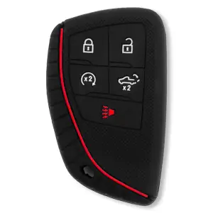 Recon GMC & Chevy Silicone Key Fob Cover (Multiple Colors) | 264002GM2BK