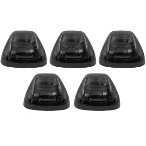 Recon Ford LED Cab Roof Light Set Amber LEDs & Smoked Lens (5-Piece Set) | 264143BKHPAM 