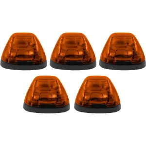 Recon Ford OLED Cab Roof Light Set w/ Amber OLED & Lens (5-Piece Set) | 264143AMHP 