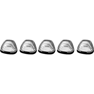 Recon Cab Light Set w/ Amber LED & Clear Lens (5-Piece Set) | 264143CLHP 