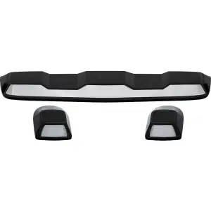 Recon GM Cab Roof Light w/ Multi-Colored LED & Smoked or Clear Lens (3-Piece Set) | 264158CLRGB, 264158BKRGB 