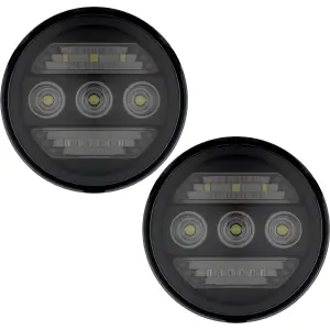 Recon GM White LED Fog Light Kit w/ Amber Turn Signal & Smoked Lens (2-Piece Set) | 264521BK