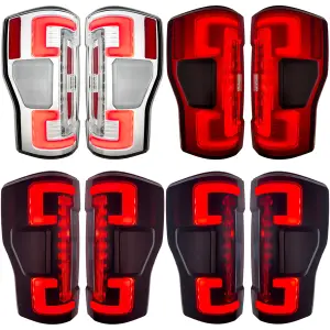 Recon Ford OLED Tail Lights (Replaces OEM Halogen Only) | 264299 
