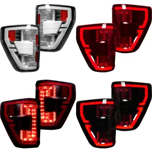 Recon Ford OLED Tail Lights (Replaces OEM Halogen w/ BLIS Only) | 264568 