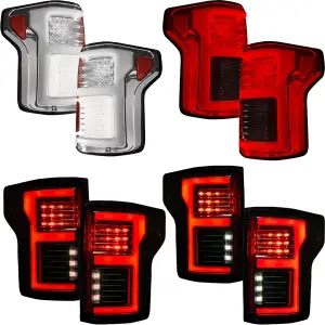 Recon Ford OLED Tail Lights (Replaces OEM LED w/ BLIS Only) | 264468 