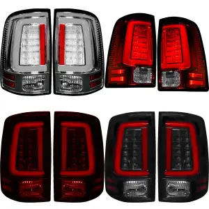 Recon Dodge OLED Tail Lights (Replaces OEM Halogen Only) | 264369 