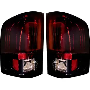 Recon GM OLED Tail Lights w/ Red Smoked Lens | 264291RBK 