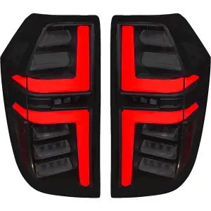 Recon Chevy OLED Tail Lights (w/ Smoked Lens) | 264374BK 