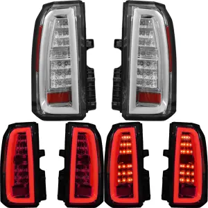 Recon Chevy OLED Tail Lights (w/ Smoked or Clear Lens) | 264277 