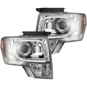 Recon Ford OLED Projector Headlights (w/ Clear Lens) | 264190CLC 