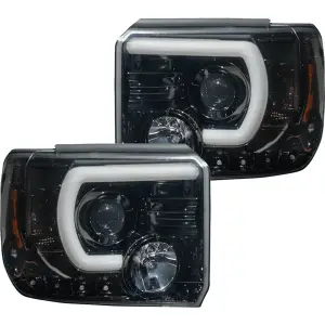 Recon GM Scanning LED Projector Headlights (w/ Smoked Lens) | 264295BKCS 