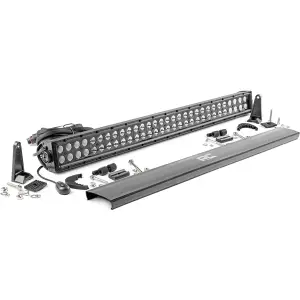 Rough Country 30In Cree Dual Row LED Light Bar (Black) | 70930BL 