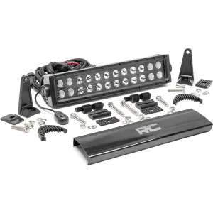 Rough Country 12in Cree Dual Row LED Light Bar (Black) | 70912BL