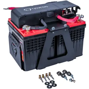 Genesis Offroad Gen 3 Dual Battery System (200 Amp Isolator) | 181-T4RDBK 