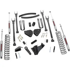 Rough Country 6in Suspension Lift Kit (w/ Factory Rear Overload Springs) | 580.20