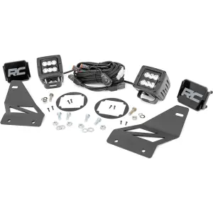 Rough Country LED Fog Lights (Black) | 71023