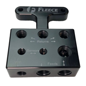 Fleece 03-07 Cummins Fuel Distribution Block | FPE-FFD-RF-3G | 2003-2007 Dodge Cummins 5.9L