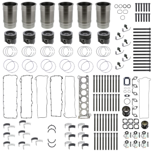 Detroit Diesel DD15 Overhaul Kit | Pistons: A4720302317 + Liners: A4720111810 + Bearings + Gaskets 