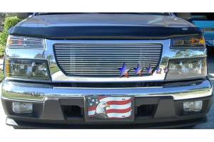 Dale's Billet Grilles - GMC 2004-2011 Canyon (Main|No Show Logo) Polished Aluminum Billet Grille