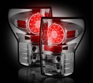 RECON - RECON 264188CL | LED Tail Lights - CLEAR (2007-2013 Toyota Tundra)