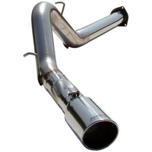 MBRP Performance Exhaust - MBRP S6026AL | 4" DPF Back Single Exhaust - Aluminized w/ Tip For GM 07.5-10  6.6L Duramax LMM