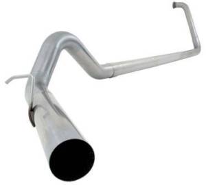 MBRP Performance Exhaust - MBRP S6026SLM | 4" DPF Back Single Exhaust - Stainless No Muffler For GM 07.5-10 6.6L Duramax LMM