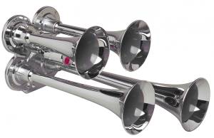 Kleinn - Kleinn 141 |  Compact quad air horn with chrome plated zinc alloy trumpets | Dales Super Store