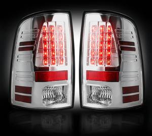 RECON - RECON 264236CL | LED Tail Lights - CLEAR (2013-14 Dodge Ram 1500/2500/3500 w/ Factory LED Tail Lights)