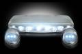 RECON - RECON 264155WHCL LED Cab Roof Lights CLEAR / WHITE LEDs Sierra/Silverado 02-07