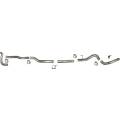 Flo~Pro - Flo~Pro 847NM 4" Turbo Back Exhaust No Muffler For 1989-1993 Dodge Cummins 5.9L All Cab/Bed 4x4